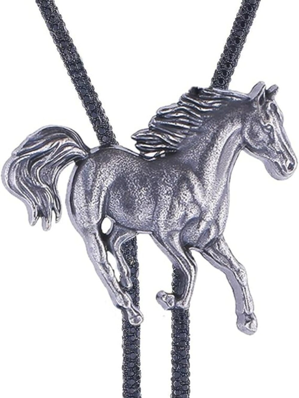 NEW Horse Pendant Western Bolo Tie for Men Women Kentucky Derby Horses Racing